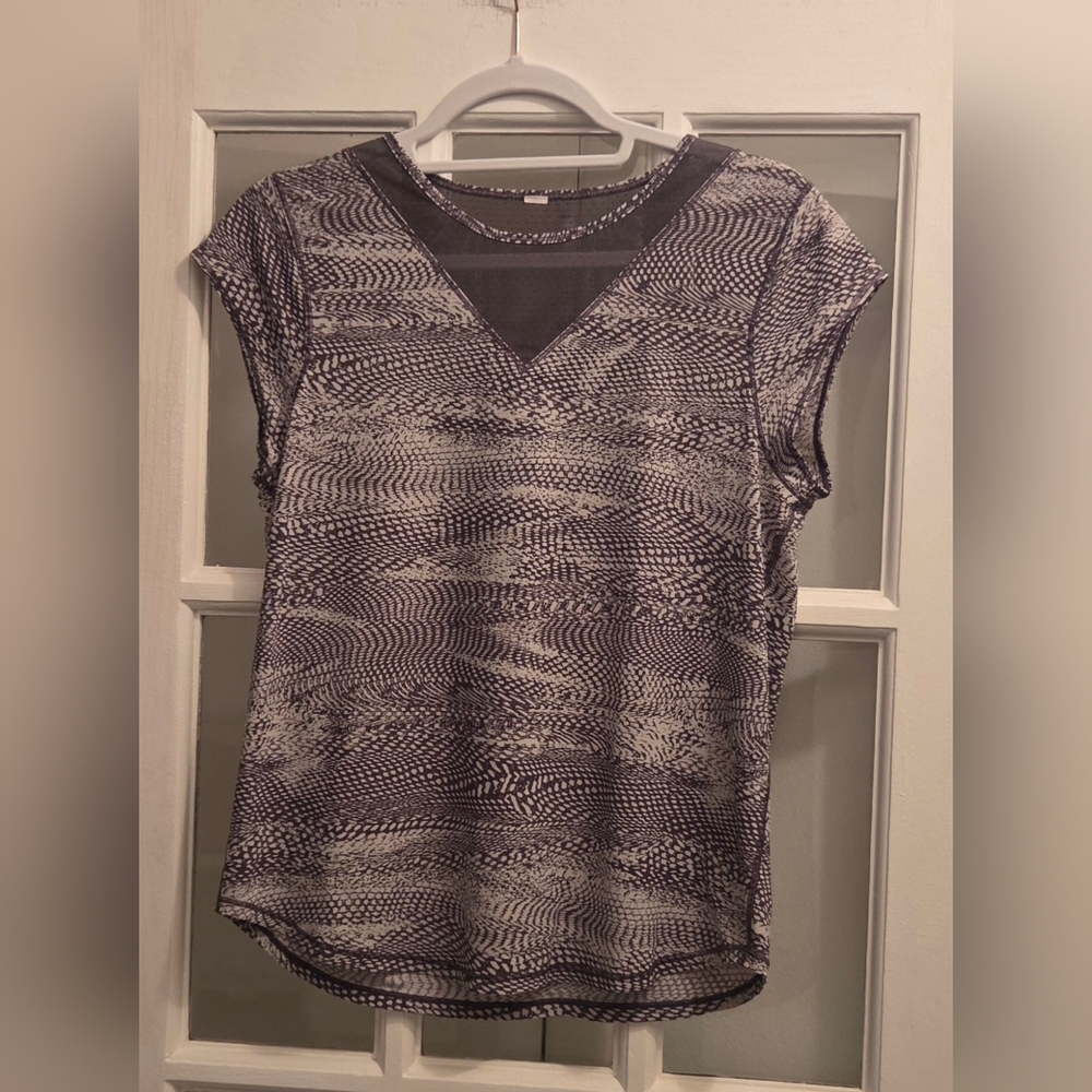 Lululemon Athletica For The Run Swerve Vapor Short Sleeve Tee In Metal Grey - Picture 6 of 9